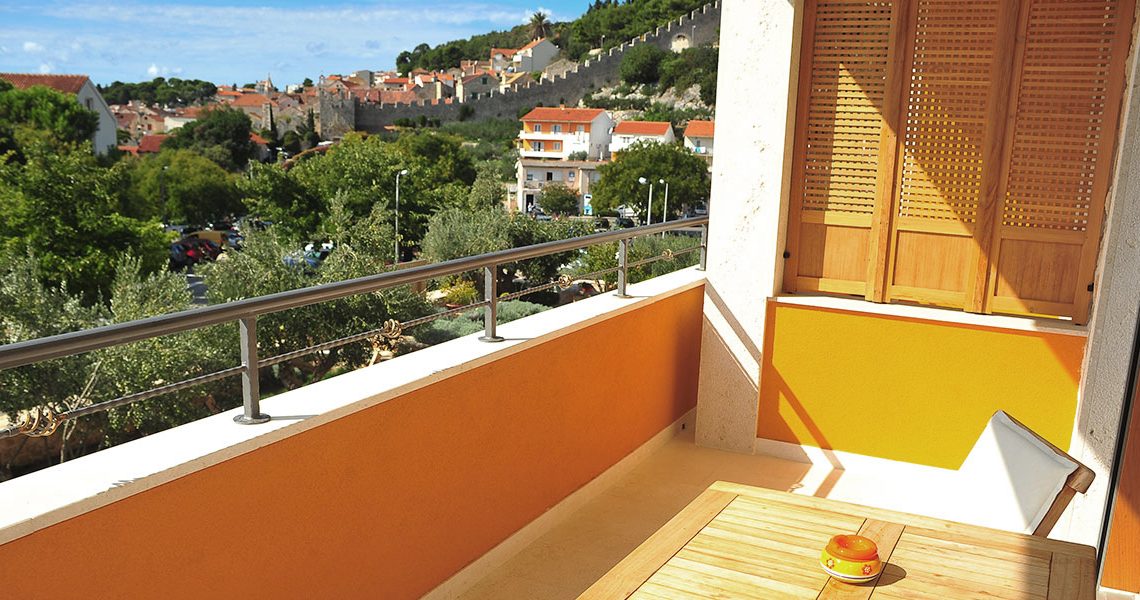 Villa Fora Accommodation, Studio Apartment Orange, Hvar Croatia